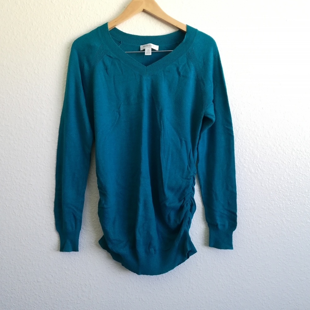 Motherhood Blue Sweater
